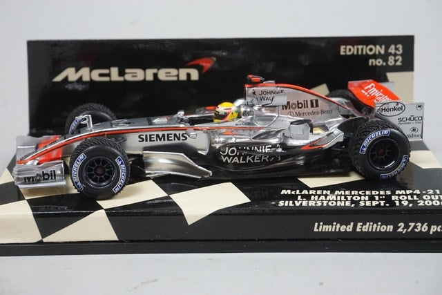 1:43 MINICHAMPS 530064384 McLaren Mercedes MP4-21 2006 L.Hamilton model car