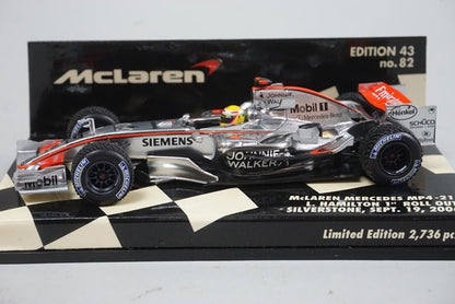 1:43 MINICHAMPS 530064384 McLaren Mercedes MP4-21 2006 L.Hamilton model car