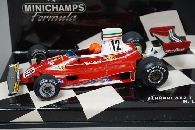 1:43 MINICHAMPS 430750012 Ferrari 312T 1975 N.Lauda #12