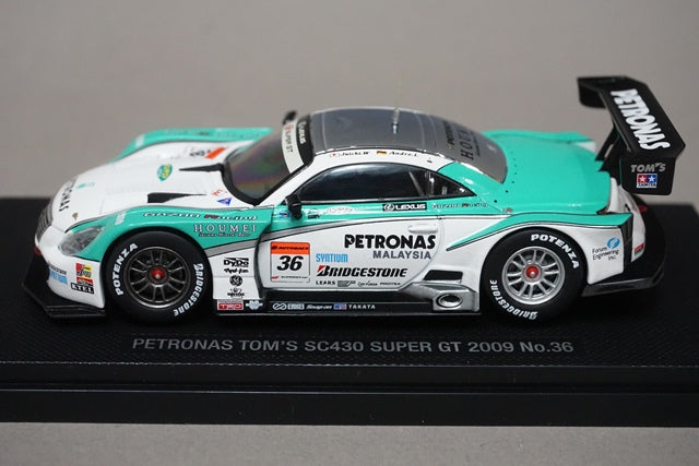 1:43 EBBRO 44181 PETRONAS TOM'S SC430 Super GT500 2009 #36