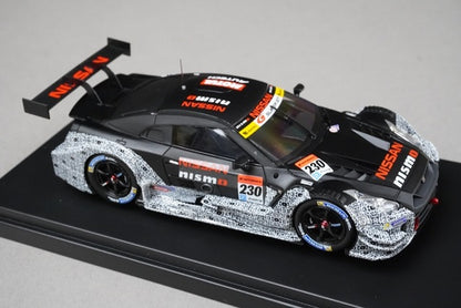 1:43 EBBRO 45501 Nissan GT-R NISMO GT500 2017 Super GT Test Car #230 model car