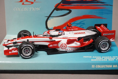 1:43 MINICHAMPS 518074322 Super Aguri Honda SA07 Spain GP 2007 Takuma Sato #22