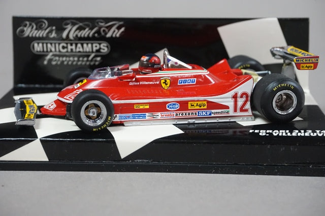 1:43 MINICHAMPS 430797312 Ferrari 312 T4 1979 G.Villeneuve #12 model car