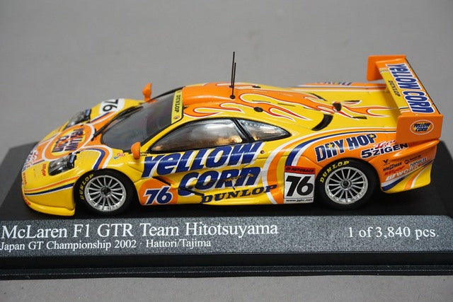 1:43 MINICHAMPS 530224376 McLaren F1 GTR Team Hitotsuyama JGTC 2002 #76