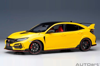 73225 AUTOart 1:18 Honda Civic Type R (FK8) Limited Edition Sunlight Yellow II