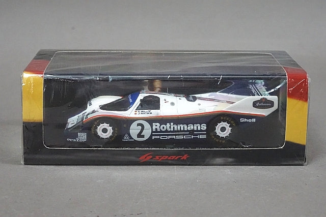 1:43 SPARK CAR-BEL-15 SB Collection Porsche 956 Sportwagen WM-1.Platz Fuji 1984 #2 Rothmans