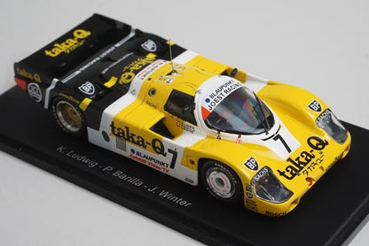 1:43 Spark KBS005 Porsche 956 Le Mans 1986 #7 taka-Q model car