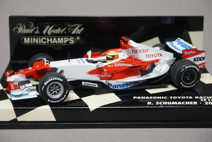 1:43 MINICHAMPS 400070011 Panasonic Toyota Racing TF107 2007 R. Schumacher #11