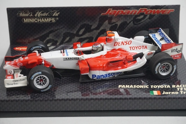 1:43 MINICHAMPS 403050116 KYOSHO Panasonic Toyota Racing TF105 J. Trulli #16 model car
