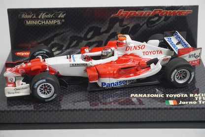 1:43 MINICHAMPS 403050116 KYOSHO Panasonic Toyota Racing TF105 J. Trulli #16 model car