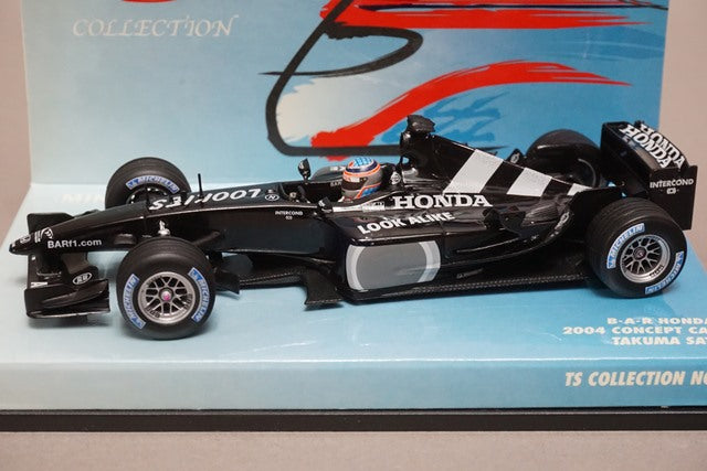 1:43 MINICHAMPS 518034399 BAR Honda Concept Car TS02 2004 Takuma Sato