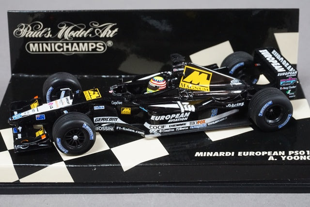 1:43 MINICHAMPS 400010120 European Minardi PS01 A.Yune #20