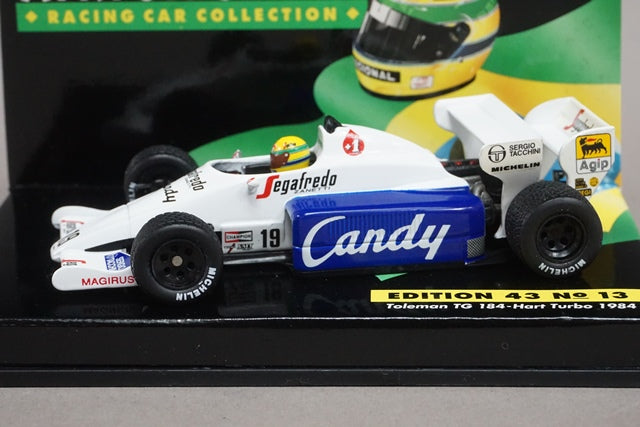 1:43 MINICHAMPS Tallman TG 184 Heart Turbo 1984 A. Senna #19 ASC No.13 10050