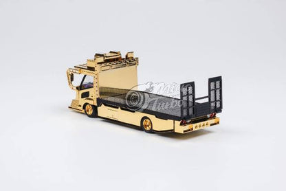 Micro Turbo PEAKO 1:64 Dekotora Faltabed Tow Truck Ver.2 Chrome Gold