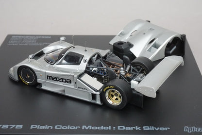 1:43 HPI 998 Mazda 787B Plain Color Model Dark Silver