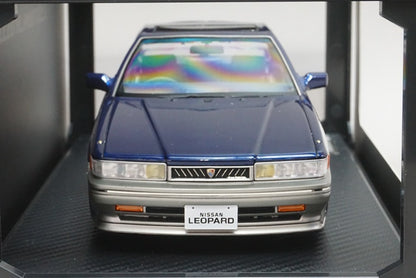 1:18 ignition model IG1014 Nissan Leopard 3.0 Ultima (F31) Blue