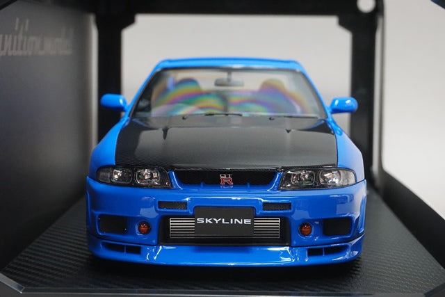 1:18 ignition model IG2780 Nissan Skyline GT-R (BCNR33) Blue