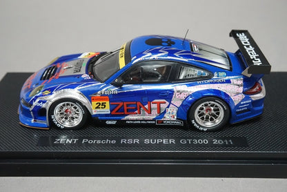 1:43 EBBRO 44581 Zent Porsche RSR Super GT300 2011 #25