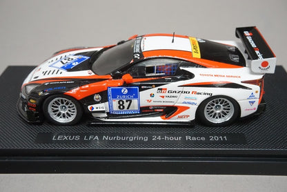 1:43 EBBRO 44634 Lexus LFA Nurburgring 24H Race 2011 #87