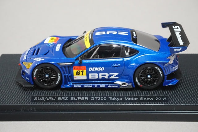 1:43 EBBRO 44762 Subaru BRZ Super GT300 Tokyo Motor Show 2011 #61