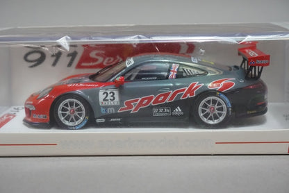 1:43 SPARK SJ2017SP6 911 GT3 Cup Win Porsche Carrera Cup Japan Suzuka 2017 #23