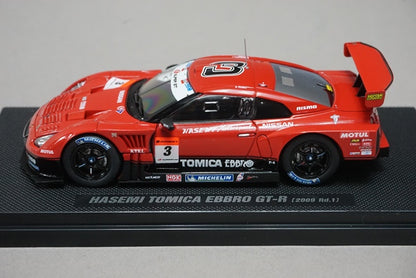 1:43 EBBRO 22314 Nissan Hasemi Tomica Ebro GT-R Rd.1 2009 #3