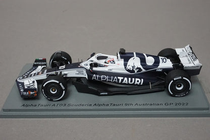 1:43 SPARK S8526 AlphaTauri AT03 Australian GP 9th 2022 #10