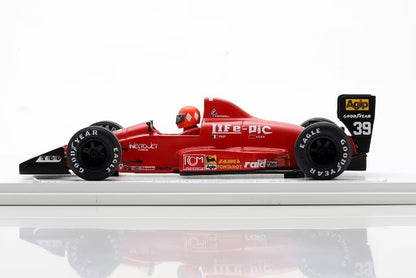 ROMU047 Spark 1:43 ROM Custom Life L190 W12 F1 Hungarian GP PQ 1990 #39 B. Giacomelli Display Engine with Wide Case