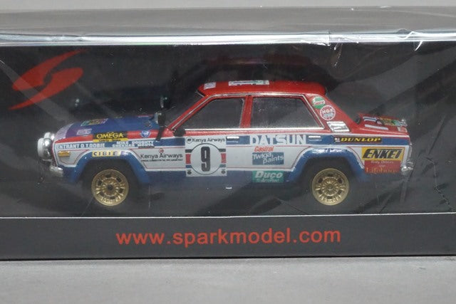 1:43 SPARK S7766 Datsun Violet 160J GT East Africa Safari Winner 1979 #9