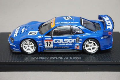 1:43 EBBRO P412 CALSONIC Skyline JGTC 2003 #12