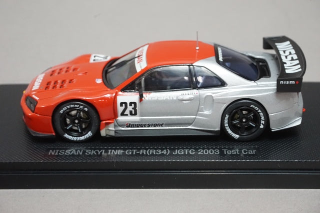 1:43 EBBRO P415 Nissan Skyline GT-R (R34) JGTC 2003 Test Car #23