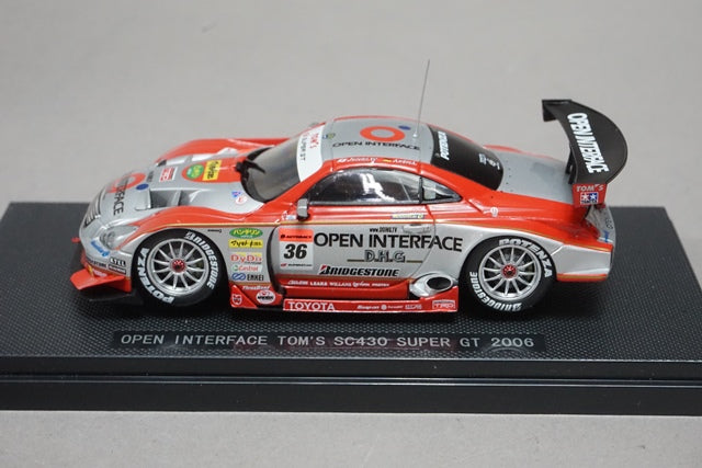 1:43 EBBRO 43804 Lexus Open interface TOM'S SC430 Super GT 2006 #36