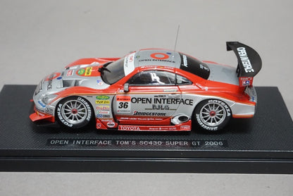 1:43 EBBRO 43804 Lexus Open interface TOM'S SC430 Super GT 2006 #36