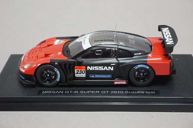 1:43 EBBRO 44316 Nissan GT-R Super GT 2010 SUZUKA Test #230