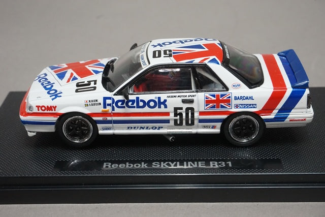 1:43 EBBRO TOMY Tomica Reebok Skyline R31 #50