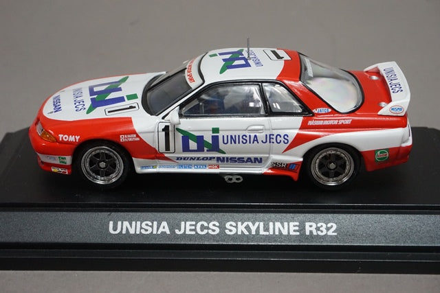 1:43 EBBRO TOMY Tomica Unisia Jecks Skyline R32 #1