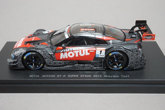 1:43 EBBRO 45275 MOTUL AUTECH GT-R Super GT500 Okayama Test 2015 #1