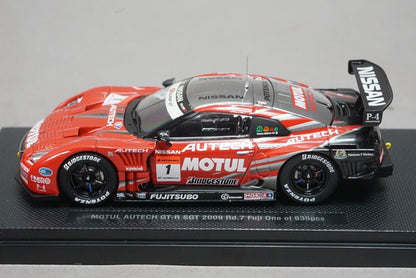 1:43 EBBRO P411 Motul Autech GT-R SGT Super GT500 Rd.7 Fuji 2009 #1