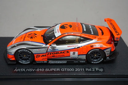 1:43 EBBRO 44546 ARTA HSV-010 Super GT500 Rd.2 Fuji 2011 #8