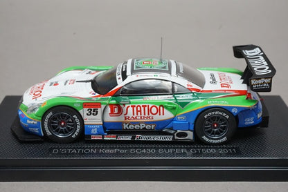 1:43 EBBRO 44552 D'station KeePer SC430 Super GT500 2011 #35