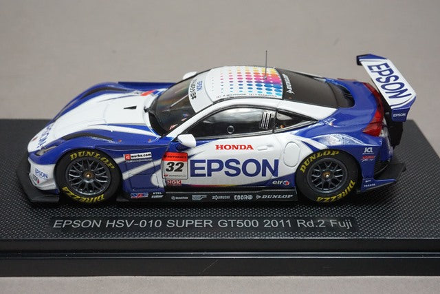 1:43 EBBRO 44548 EPSON HSV-010 Super GT500 Rd.2 Fuji 2011 #32