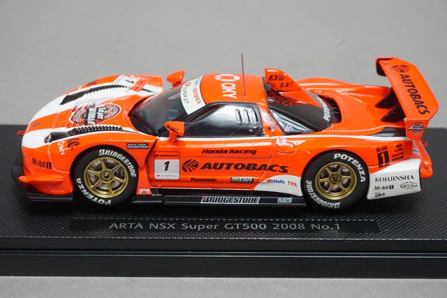 1:43 EBBRO 44049 ARTA NSX Super GT500 2008 #1