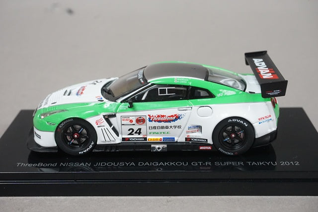 1:43 EBBRO 44838 ThreeBond NISSAN AUTOMOBILE TECHNICAL COLLEGE GT-R Super Taikyu 2012 #24