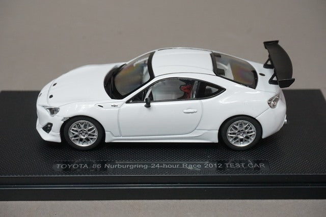 1:43 EBBRO 44893 Toyota 86 Nurburgring 24h Race 2012 Test Car