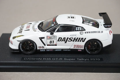 1:43 EBBRO 44429 DAISHIN R35 GT-R Super Taikyu 2010 #81