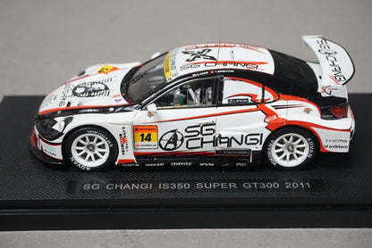 1:43 EBBRO 44558 SG Changi IS350 Super GT300 2011 #14