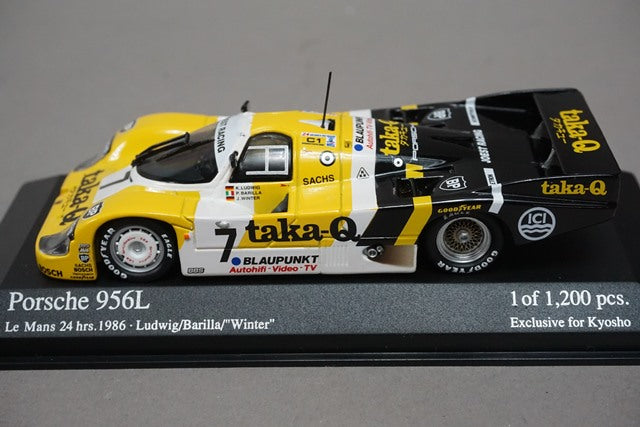 1:43 MINICHAMPS 403866507 Porsche 956L Team Joest LM 24H 1986 #7