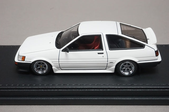 1:43 ignition model IG0472 Toyota Corolla LEVIN (AE86) 3Dr GT APEX White