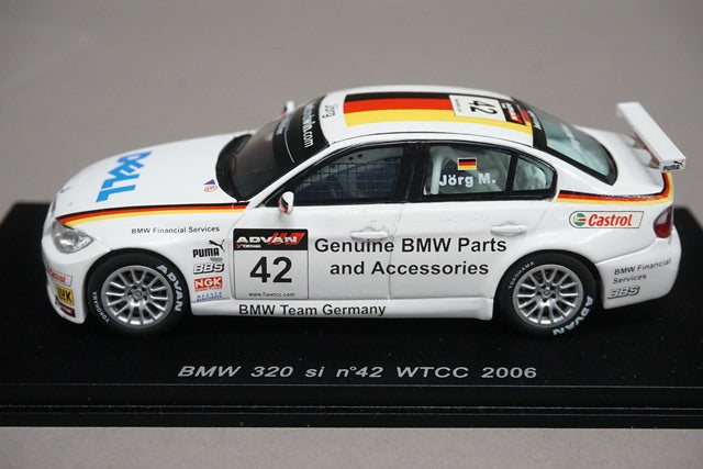 1:43 SPARK S0418 BMW 320 si WTCC 2006 #42