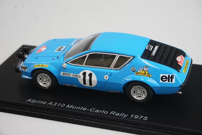 1:43 SPARK S5494 Alpine A310 Monte Carlo Rally 1975 #11